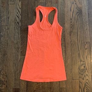Lululemon neon coral tank